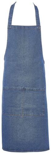 Washed Denim Bib Apron 70 x 90cm - NA23 - 1