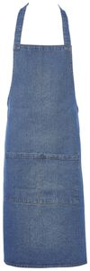 Washed Denim Bib Apron 70 x 90cm - NA23 - 1