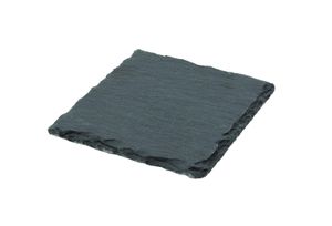 Genware Natural Edge Slate Platter 10 X 10cm (Pack of 12) - SLTN-1010 - 1