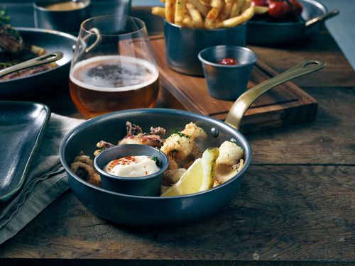 GenWare Vintage Steel Mini Fry Pan 15.5 x 4cm (Pack of 6) - SMF15V - 2
