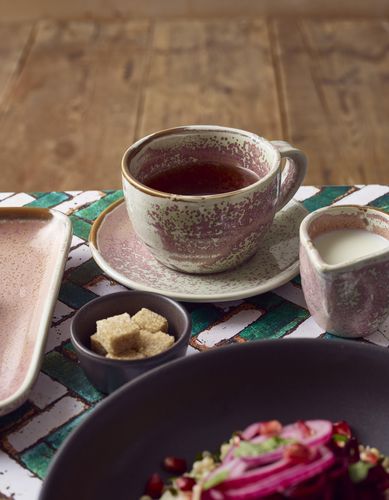 Terra Porcelain Rose Coffee Cup 22cl/ 7.75oz (Pack of 6) - CUP-PRS23 - 2