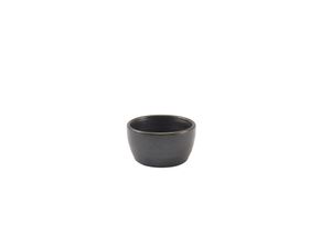 Terra Porcelain Black Ramekin 7cl/ 2.5oz (Pack of 12) - RAM-PBK2 - 3