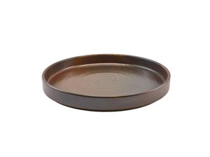 Terra Porcelain Rustic Copper Presentation Plate 26cm (Pack of 6) - PR-PRC26 - 1