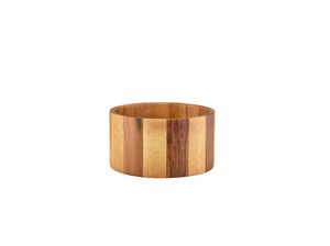 GenWare Acacia Wood Straight Sided Bowl 22.5 x 12cm - WBWLS2212 - 1