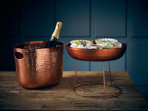 GenWare Copper Hammered Aluminium Platter 31cm - SPH31C - 3