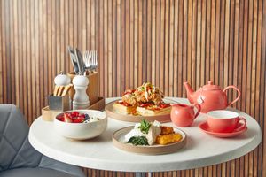 GenWare Porcelain Coral Teapot 45cl/ 15.75oz (Pack of 6) - 393945CRL - 3
