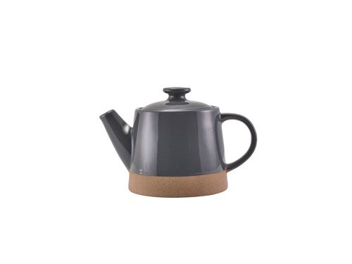 GenWare Kava Dark Grey Stoneware Teapot 48cl/ 16.8oz (Pack of 6) - TP-KDG48 - 2
