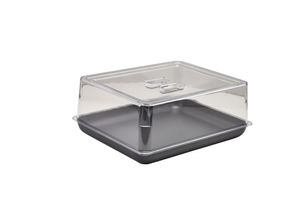 GenWare Melamine Black Jute Platter GN 1/2 - JT120302 - 3