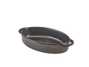 Forge Cove Stoneware Oval Dish 17.5 x 11.5 x 4cm (Pack of 6) - CT-OD18CV - 1
