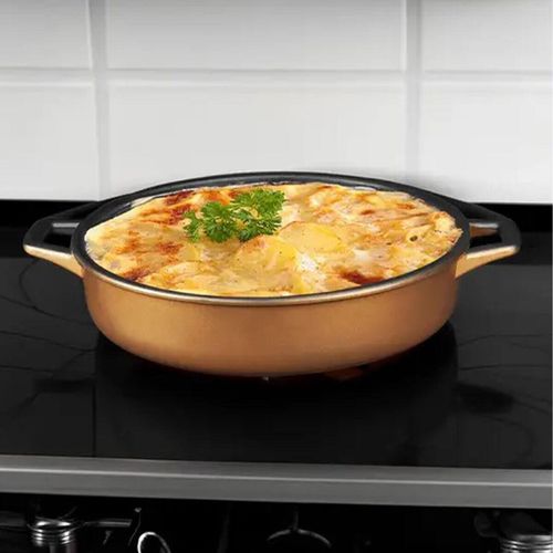 Pujadas Bronze Cast Aluminium Shallow Casserole 240mm - 2
