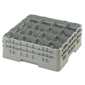 Cambro H155mm Grey 16 Compartment Camrack - 1