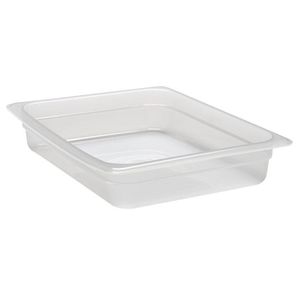 Cambro 65mm Deep 1/2 Translucent Polypropylene GN Pan - 1