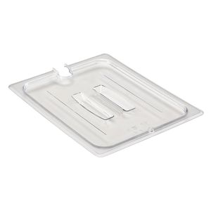 Cambro Clear 1/2 GN Notched Cover w/Handle - 1