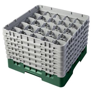 Cambro H279mm Green 25 Compartment Camrack - 1