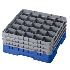 Cambro H196mm Blue 25 Compartment Camrack - 1
