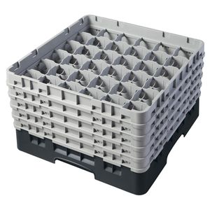 Cambro H279mm Black 36 Compartment Camrack - 1