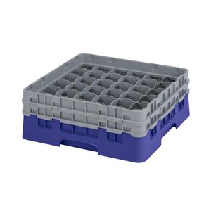 Cambro H133mm Navy 36 Compartment Camrack - 1