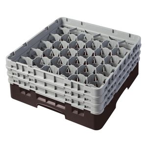 Cambro H174mm Brown 30 Compartment Camrack - 1