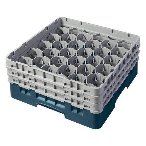 Cambro H174mm Teal 30 Compartment Camrack - 1