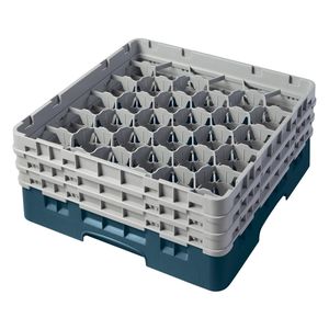Cambro H174mm Teal 30 Compartment Camrack - 1