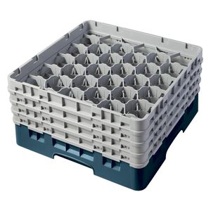 Cambro H215mm Teal 30 Compartment Camrack - 1