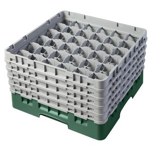 Cambro H257mm Green 36 Compartment Camrack - 1