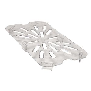 Cambro Clear 1/4 GN Drain Shelf - 1