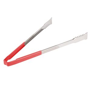 Vollrath Red One-piece Kool-Touch VersaGrip Tong 406mm - 1