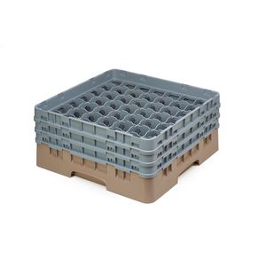 Cambro H174mm Beige 49 Compartment Camrack - 1