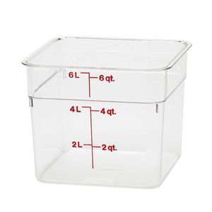 Cambro 5.7L Camwear CamSquare - 1