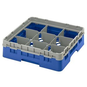 Cambro H92mm Blue 9 Compartment Camrack - 1