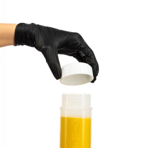 San Jamar Ez-Kleen® 12oz Sauce Bottle with Yellow Valve - 3