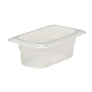 Cambro 65mm Deep 1/9 Translucent Polypropylene GN Pan - 1