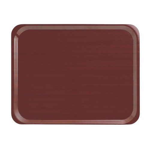Cambro Mahogany Capri Tray 360x460mm - 1