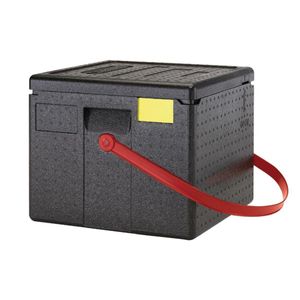 Cambro GoBox™ Top Loading 4 Pizza Red Strap - 1