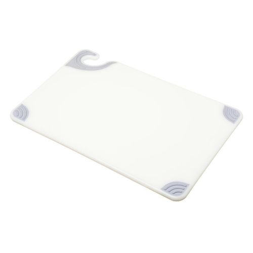 San Jamar White 9x12 Saf-T-Grip® Cutting Board - 2
