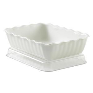 Cambro 4.6L White Deli Crock - 3