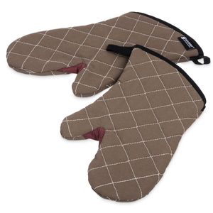 San Jamar 13 Tan BestGuard Oven Mitt - 3