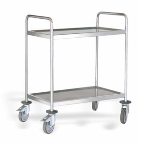 Pujadas 2 Shelf Stainless Steel Serving Trolley - 1