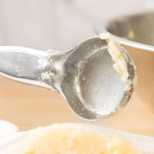 Vollrath 1oz Black Solid Spoodle - 5