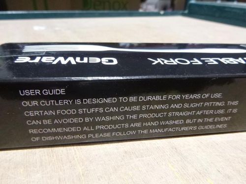 Genware Saffron Dessert Fork 18/0 (Dozen) - DF-SN - 13