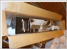 Genware 8'' Bread Knife White (Serrated) - K-BR8W - 7