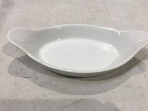 GenWare Oval Eared Dish 22cm/ 8.5 (Pack of 4) - B23-W - 3