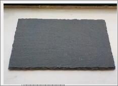 Genware Natural Edge Slate Platter 20 X 11cm (Pack of 12) - SLTN-2011 - 2