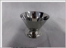 Stainless Steel Conical Sundae Cup (Pack of 12) - SUNC10 - 3