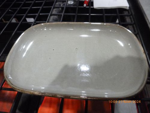 Terra Porcelain Grey Rectangular Plate 24 x 16.5cm (Pack of 12) - RP-PG24 - 3