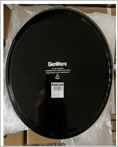 Gengrip 11 Round Non-Slip Tray Black - GG1100BLK - 4