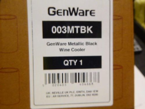 GenWare Metallic Black Wine Cooler - 003MTBK - 10