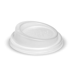 BioPak 6 & 8oz (80mm) Small BioCup CPLA Lid (Pack of 1,000) - BCL-8PLA-C-UK - 3