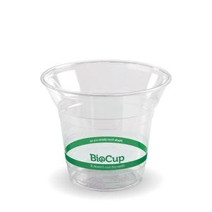 BioPak 300ml Clear PLA BioCups (Pack of 1,000) - R-300Y-UK - 1